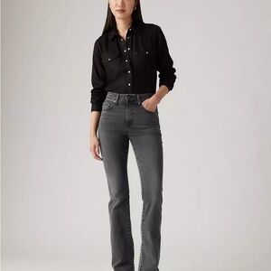 Levi’s 725 High Rise Gray Bootcut Jeans